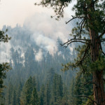 Fire near Cathedral Rock